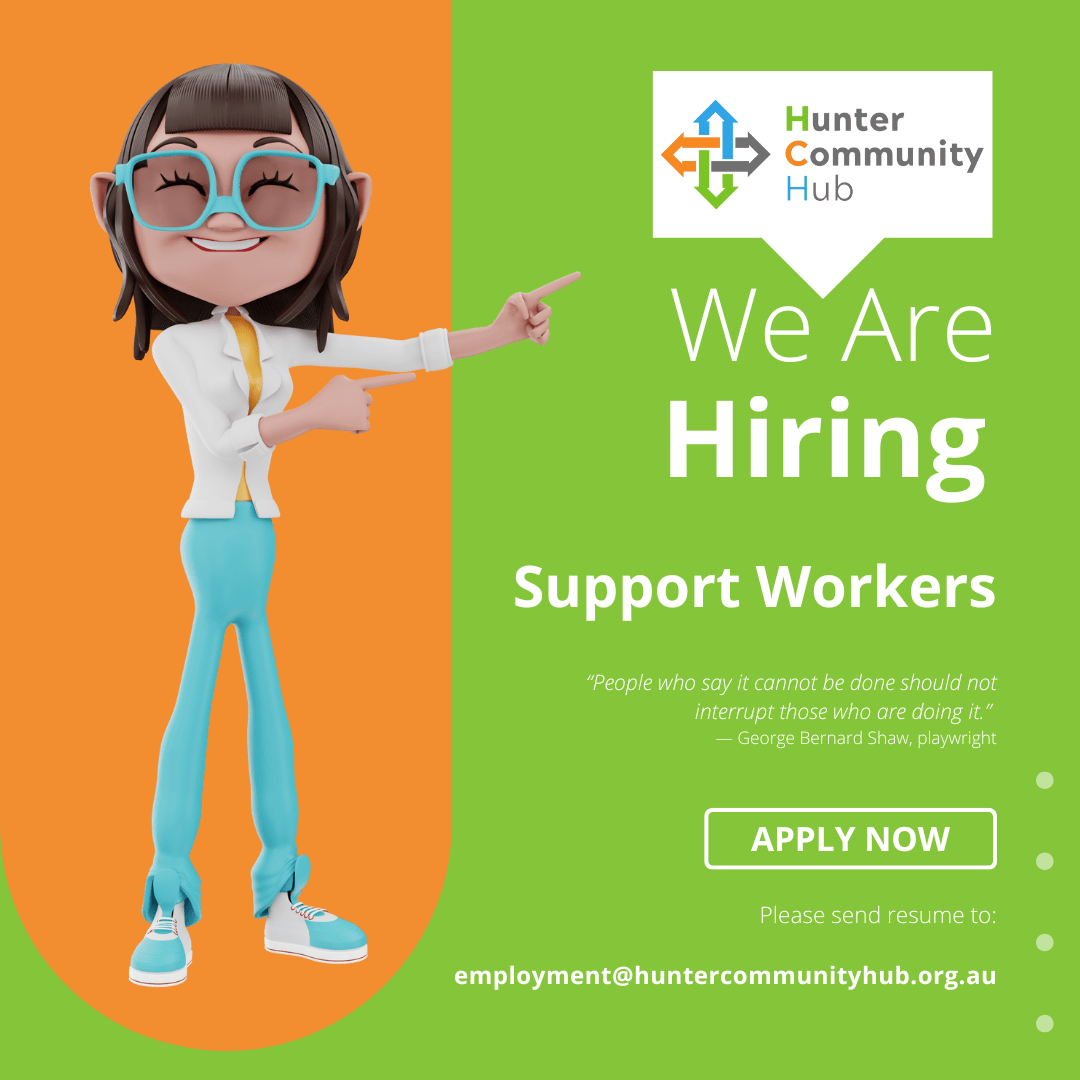 Hunter Community Hub's Support Coordination Team